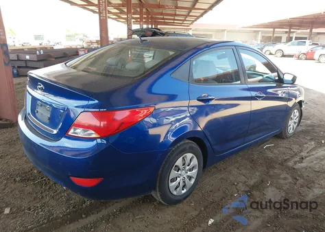 2015 Hyundai Accent Gls from USA, damaged, VIN KMHCT4AE2FU894635